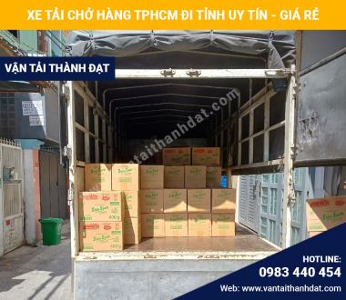 Thuê xe tải chở hàng đi tỉnh ở đâu giá rẻ tại TPHCM?