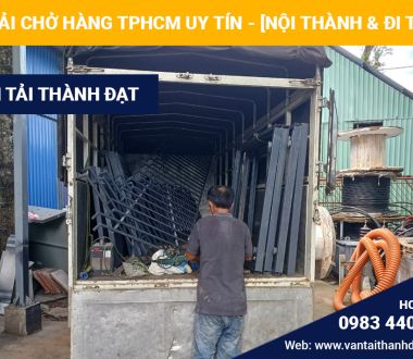 Xe tải chở hàng TPHCM uy tín [Nội Thành & Đi Tỉnh] ✅ Giá rẻ số 1
