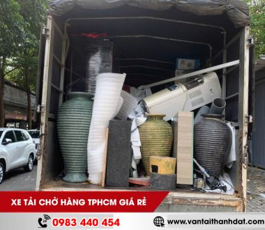 Dịch vụ cho thuê xe tải chở hàng tại TPHCM giá rẻ, đa dạng tải trọng