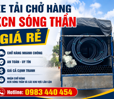 Xe Tải Chở Hàng KCN Sóng Thần Uy Tín, Giá Tốt | Gọi Là Có Xe