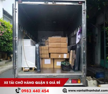 Cho Thuê Xe Tải Chở Hàng Quận 5 Giá Rẻ [Gọi Là Có Xe Ngay]