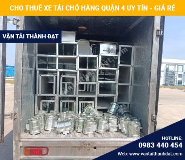 Dịch vụ cho thuê xe tải chở hàng quận 4 ✅ [GIÁ RẺ] & [UY TÍN]