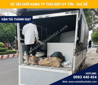 Dịch vụ xe tải chở hàng Thủ Đức ✅ [TRỌN GÓI] & [GIÁ RẺ]