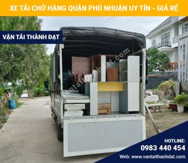 Dịch vụ xe tải chở hàng quận Phú Nhuận ✅ [UY TÍN] & [GIÁ TỐT]