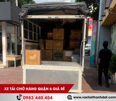 Thuê Xe Tải Chở Hàng Quận 6 Giá Tốt ⭐Đa dạng tải trọng - Phục vụ 24/7