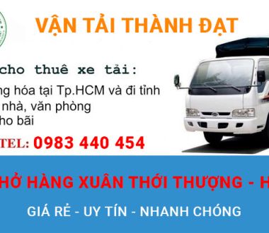 Xe Tải Chở Hàng Xuân Thới Thượng Hóc Môn - GIÁ RẺ - UY TÍN - NHANH CHÓNG