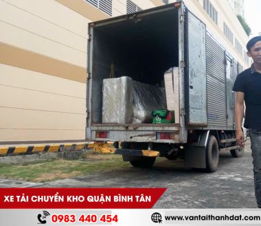 Dịch vụ chuyển kho xưởng quận Bình Tân trọn gói, uy tín, giá rẻ
