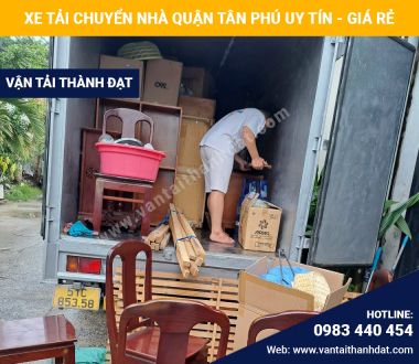 Xe tải chuyển nhà quận Tân Phú trọn gói ✅ [GIÁ RẺ] & [ĐA DẠNG XE]
