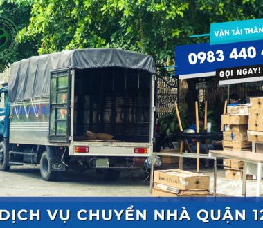 Dịch vụ chuyển nhà trọn gói quận 12 - Thuê xe tải chuyển nhà quận 12 giá rẻ