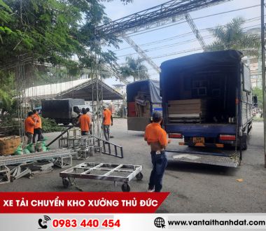 Dịch vụ vận chuyển kho xưởng Thủ Đức trọn gói & giá rẻ