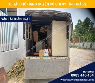 Dịch Vụ Cho Thuê Xe Tải tại Củ Chi Chở hàng Trọn gói Giá Rẻ nhất