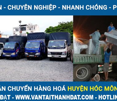 Xe tải chở hàng, chuyển nhà giá rẻ uy tín chuyên nghiệp tại Hóc Môn