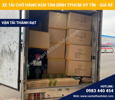Nhận chở hàng bằng xe tải 1 - 15 tấn tại KCN Tân Bình [TPHCM]