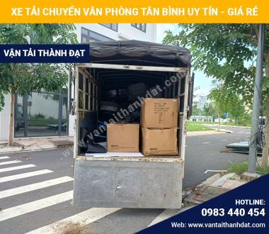 Xe tải chuyển văn phòng Trọn gói giá rẻ tại quận Tân Bình
