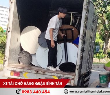 Cho thuê xe tải chở hàng quận Bình Tân ✅ Phục vụ 24/7 - Cam kết giá rẻ