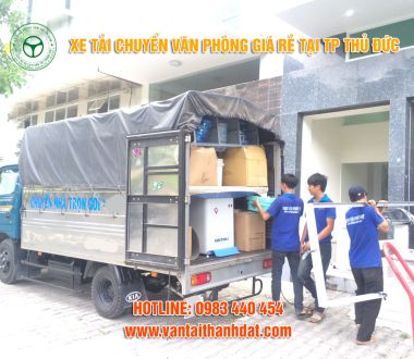 Bảng giá dịch vụ chuyển văn phòng trọn gói Thủ Đức ✅ [GIÁ SIÊU ƯU ĐÃI]