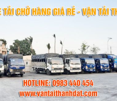 Bảng giá cho thuê xe tải chở hàng tại TPHCM - Siêu Rẻ - Uy Tín