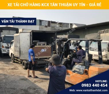 Xe tải chở hàng khu chế xuất Tân Thuận ✅ [GIÁ RẺ] & [NHANH CHÓNG]