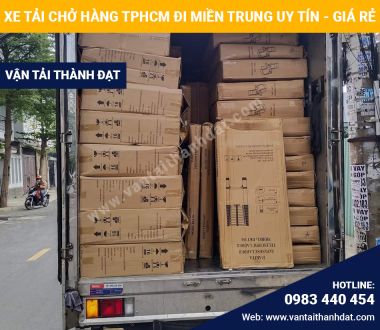 Thuê xe tải chở hàng TPHCM đi các tỉnh miền Trung ✅[GIÁ RẺ]