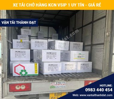 Xe tải chở hàng Khu Công Nghiệp Vsip 1 Thuận An Bình Dương ✅ [GIÁ RẺ]