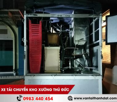 Dịch vụ chuyển kho xưởng Thành Phố Thủ Đức giá rẻ, nhanh chóng nhất