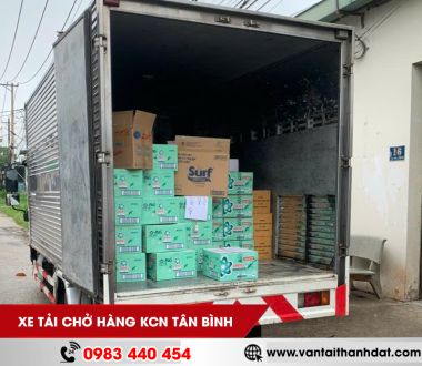 Dịch vụ xe tải chở hàng tại KCN Tân Bình giá rẻ, uy tín