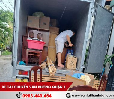 Xe tải chuyển văn phòng trọn gói giá rẻ tại quận 1 ✅ [GỌI LÀ CÓ XE NGAY!]