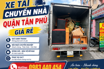 Xe Tải Chuyển Nhà Quận Tân Phú – Vận Chuyển Nhanh, Giá Tốt