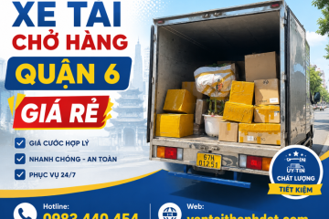 Xe Tải Chở Hàng Quận 6 Giá Rẻ, Uy Tín | 0983 440 454