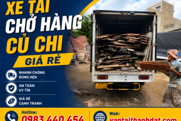 Xe Tải Chở Hàng Củ Chi Giá Rẻ, Uy Tín 24/7