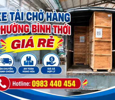 Thuê Xe Tải Chở Hàng Phường Bình Thới Giá Rẻ, Nhanh Chóng 24/7