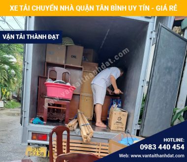 Xe tải chuyển dọn nhà trọn gói giá rẻ cho sinh viên, công nhân tại quận Tân Bình