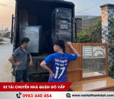 Dịch vụ thuê xe tải chuyển nhà trọn gói, giá tốt tại Gò Vấp