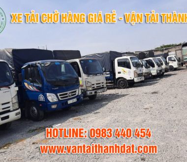 Dịch vụ chở hàng bằng xe tải khắp các quận huyện TPHCM và đi tỉnh