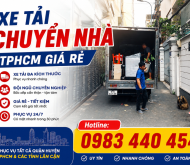 Xe Tải Chuyển Nhà TPHCM Giá Rẻ – Nhanh Chóng, An Toàn
