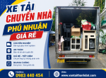 Dịch Vụ Xe Tải Chuyển Nhà Quận Phú Nhuận Uy Tín, Giá Tốt