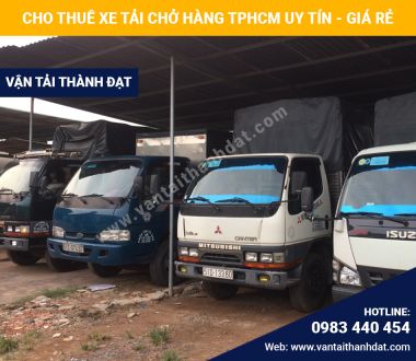 Thuê xe tải chở hàng giá rẻ tại TPHCM ✅ [NỘI THÀNH] & [ĐI TỈNH]