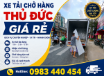 Cho Thuê Xe Tải Chở Hàng Thủ Đức Uy Tín - Giá Rẻ - Nhanh Chóng