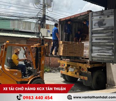 Xe Tải Chở Hàng Khu Chế Xuất Tân Thuận Uy Tín, Giá Tốt