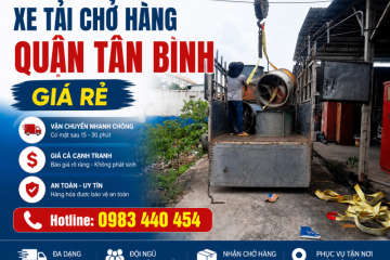 Xe Tải Chở Hàng Quận Tân Bình Uy Tín, Giá Tốt, Nhanh Chóng
