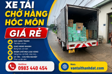 Dịch Vụ Xe Tải Chở Hàng Hóc Môn TPHCM Uy Tín - Giá Tốt