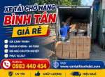 Thuê Xe Tải Chở Hàng Bình Tân Uy Tín - Giá Tốt Nhất - Phục Vụ 24/7