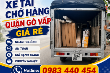 Thuê Xe Tải Chở Hàng Quận Gò Vấp Uy Tín, Giá Tốt, Phục Vụ 24/7