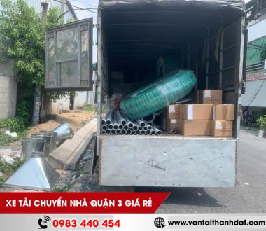 Xe Tải Chở Hàng Quận 3 Giá Rẻ, Nhanh Chóng [GỌI LÀ CÓ XE]