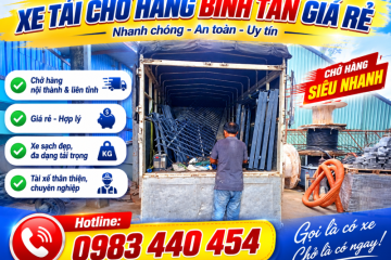 Xe tải chở hàng Bình Tân – Vận chuyển hàng hóa giá rẻ, uy tín