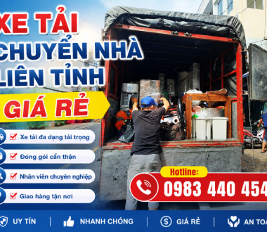 Xe Tải Chuyển Nhà Liên Tỉnh Giá Rẻ, Uy Tín, Nhanh Chóng