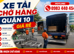 Cho thuê xe tải chở hàng Quận 10 uy tín, giá rẻ, tận tâm
