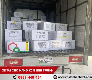 Xe Tải Chở Hàng KCN Linh Trung TPHCM 24/7 | Giá Rẻ - Uy Tín