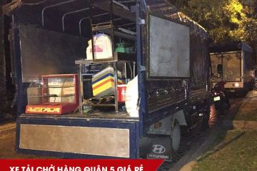 Xe Tải Chở Hàng Quận 5 Giá Rẻ, Nhanh Chóng, Uy Tín | GỌI LÀ CÓ XE