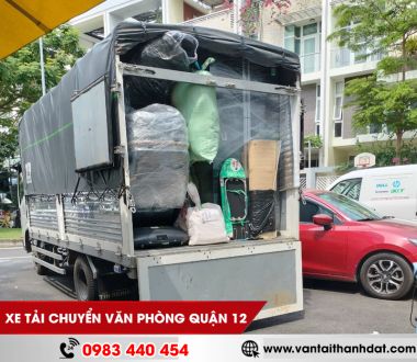 Thuê xe tải chuyển văn phòng trọn gói giá rẻ tại quận 12